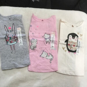 Jumping Beans Long sleeve tops with keyhole back girls sizes 24 months